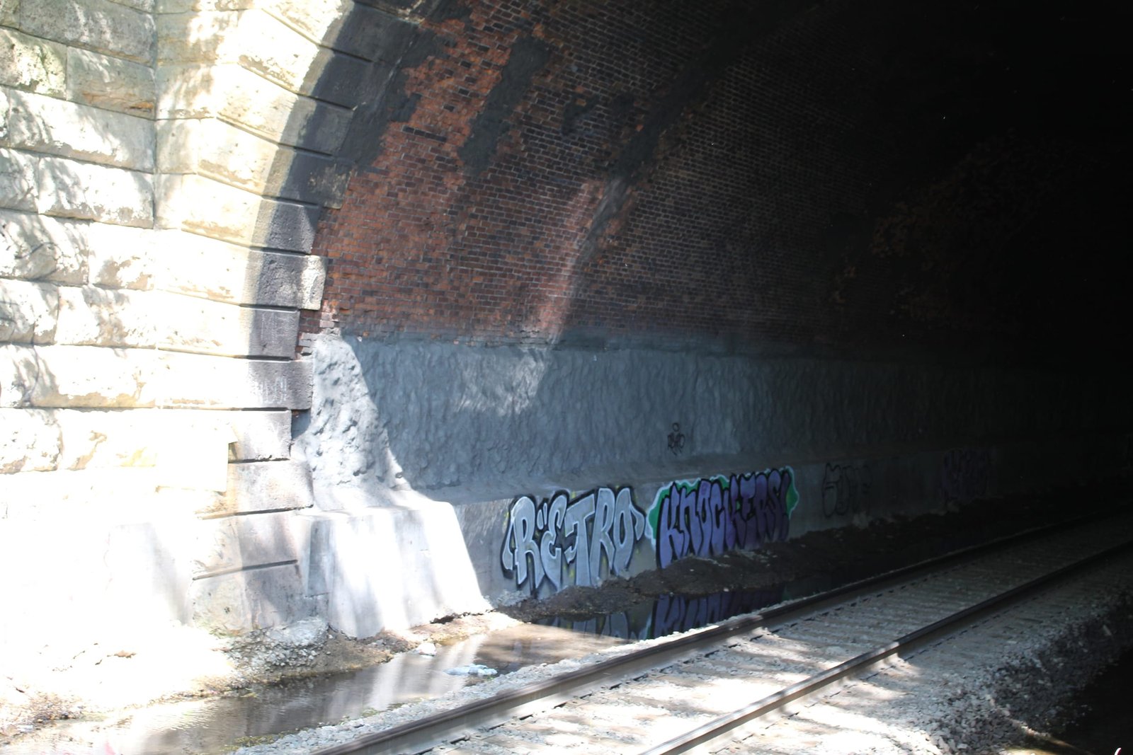 West abutment